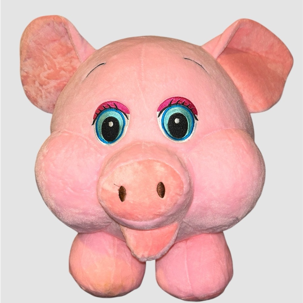 Toy Factory Pink Piggy Plush Paradise 19” One Pig Deal Stuffed Animal